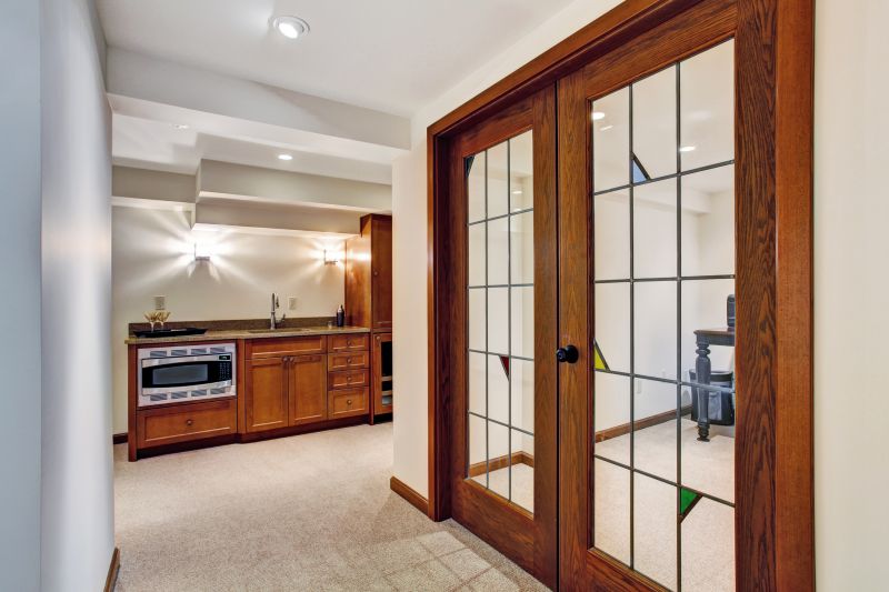 Basement French Door Installation
